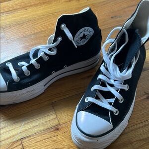 Converse Black and White High-Tops